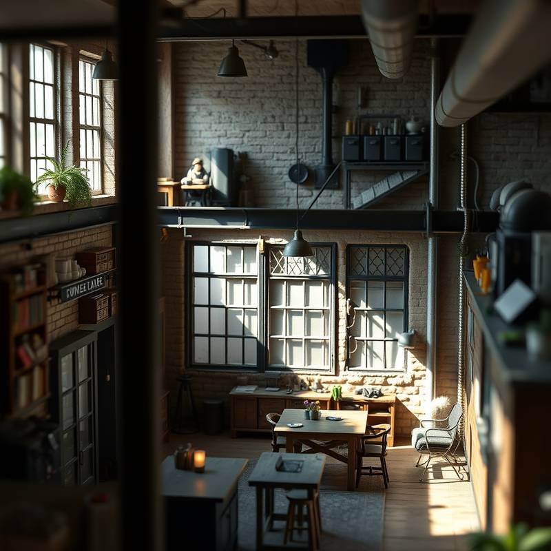 Miniature du lieu de tournage : Loft industriel à Paris